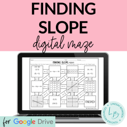 Slope maze given a graph answer key