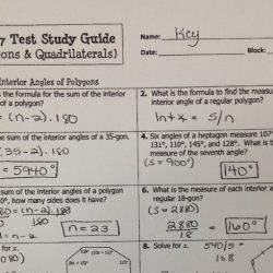 Lesson 5.1 polygon sum conjecture answer key