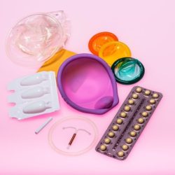 A nurse is reviewing contraception options for four clients