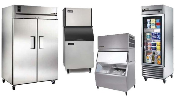 Commercial refrigeration equipment for eggs produce and dairy uses